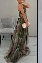 ELÉNA - VESTIDO LARGO FLORAL