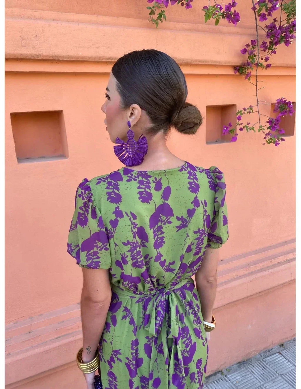 VELA - VESTIDO MIDI ESTAMPADO