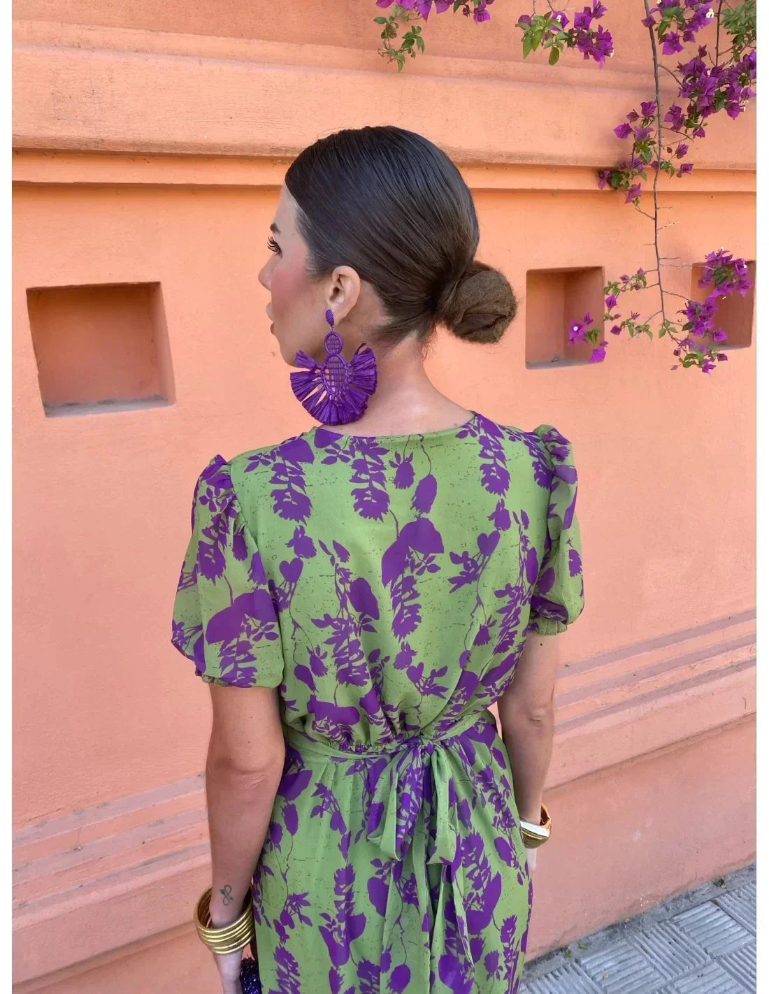 VELA - VESTIDO MIDI ESTAMPADO