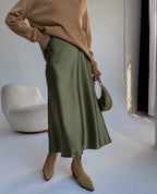 MIDI - FALDA SATIN