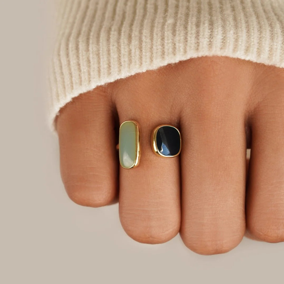 PIEDRA AGUAMARINA - ANILLO