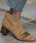 MONA - BOTINES CON CREMALLERA