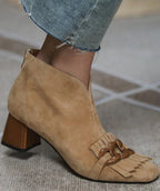 MONA - BOTINES CON CREMALLERA