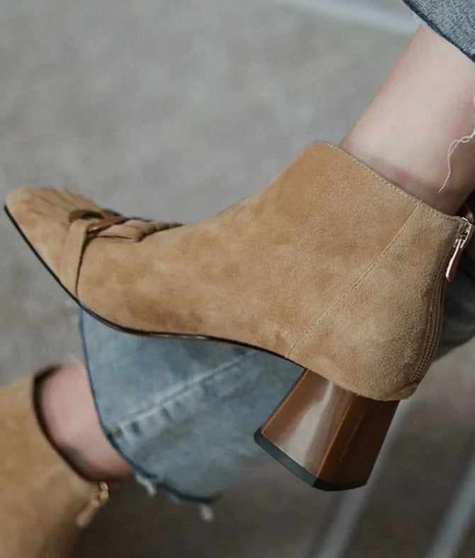 MONA - BOTINES CON CREMALLERA