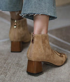 MONA - BOTINES CON CREMALLERA