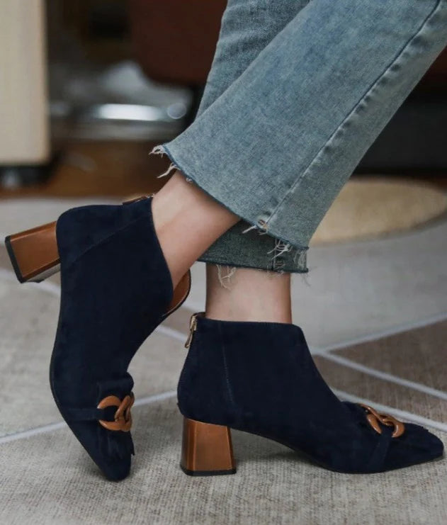 MONA - BOTINES CON CREMALLERA
