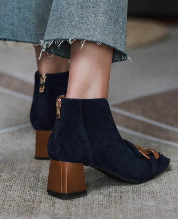 MONA - BOTINES CON CREMALLERA