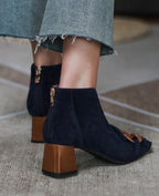 MONA - BOTINES CON CREMALLERA